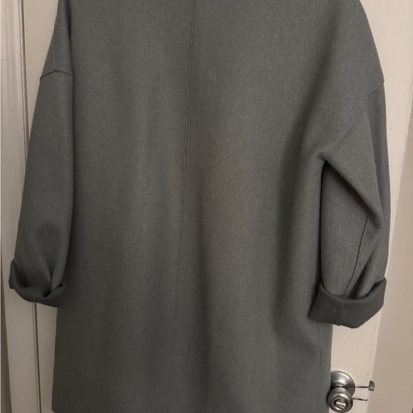Lulu's Classic Gray Wool Pea Coat - Picture 2 of 4